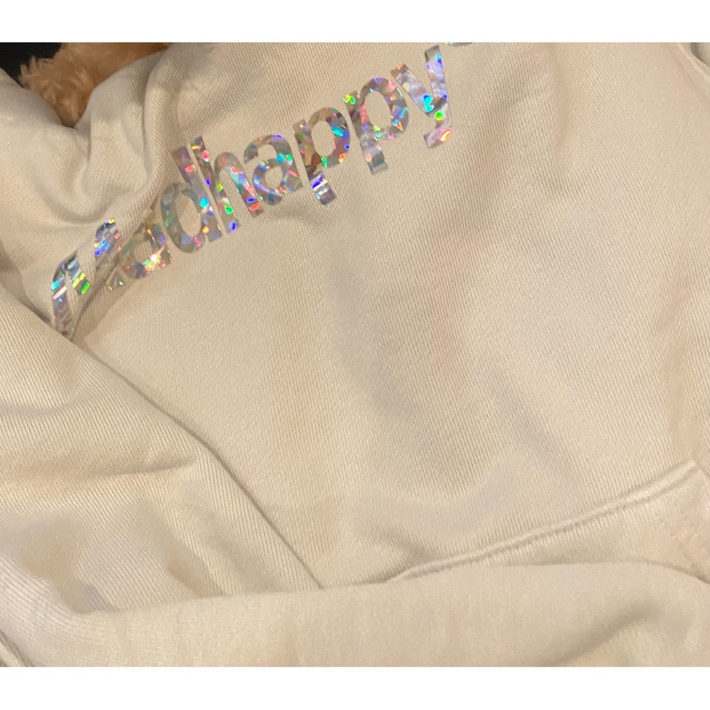 Madhappy sea-foam iridescent hoodie